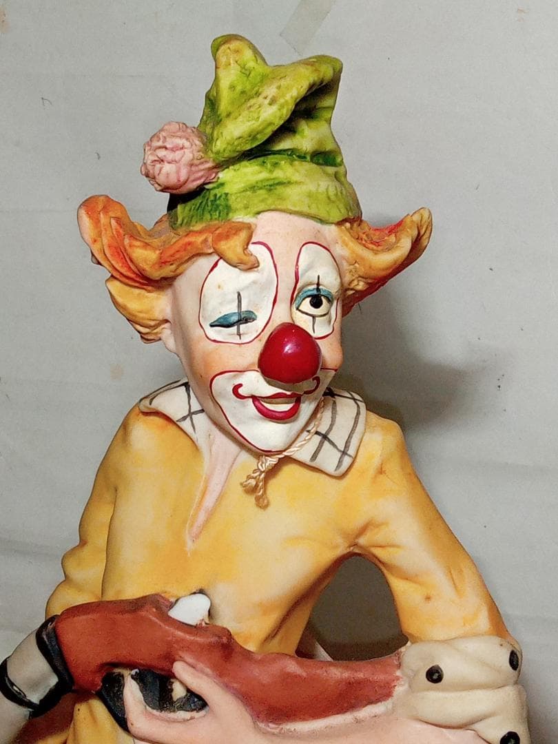 ドマン ピエロ オーロ・ベルカリ まとめ売り 高約36㎝ 道化師 フィギュリン