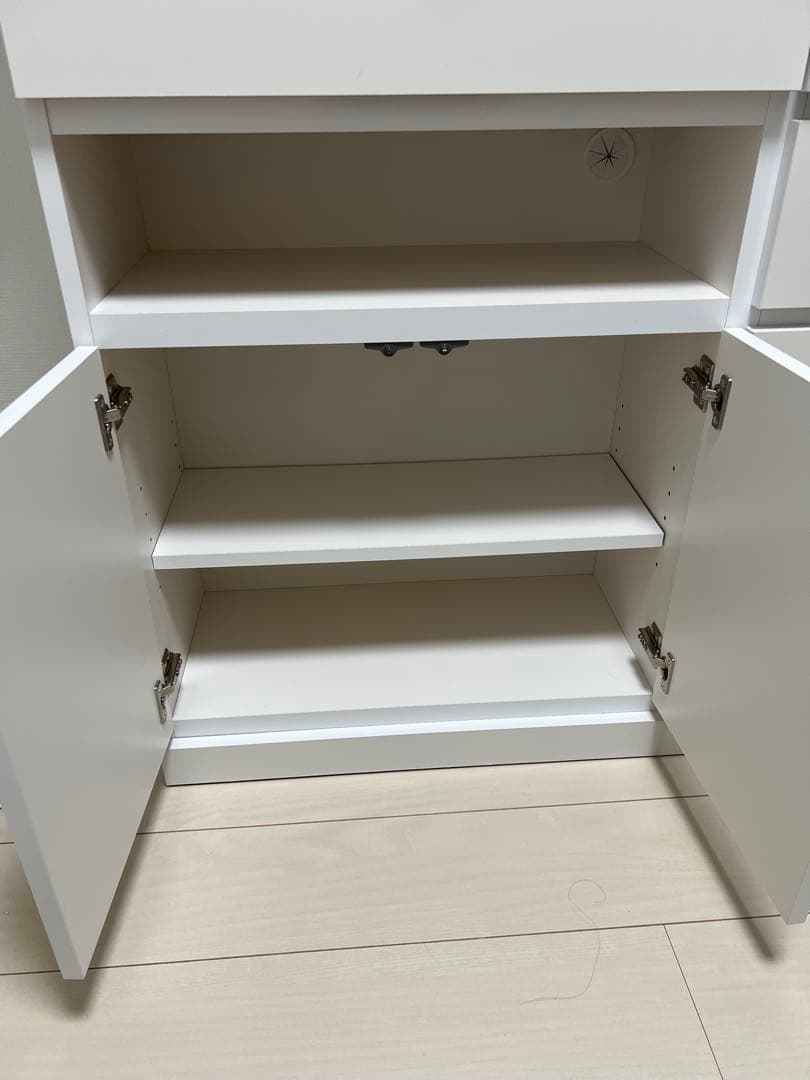 ディノス　リビング収納キャビネット 幅90cm ホワイト