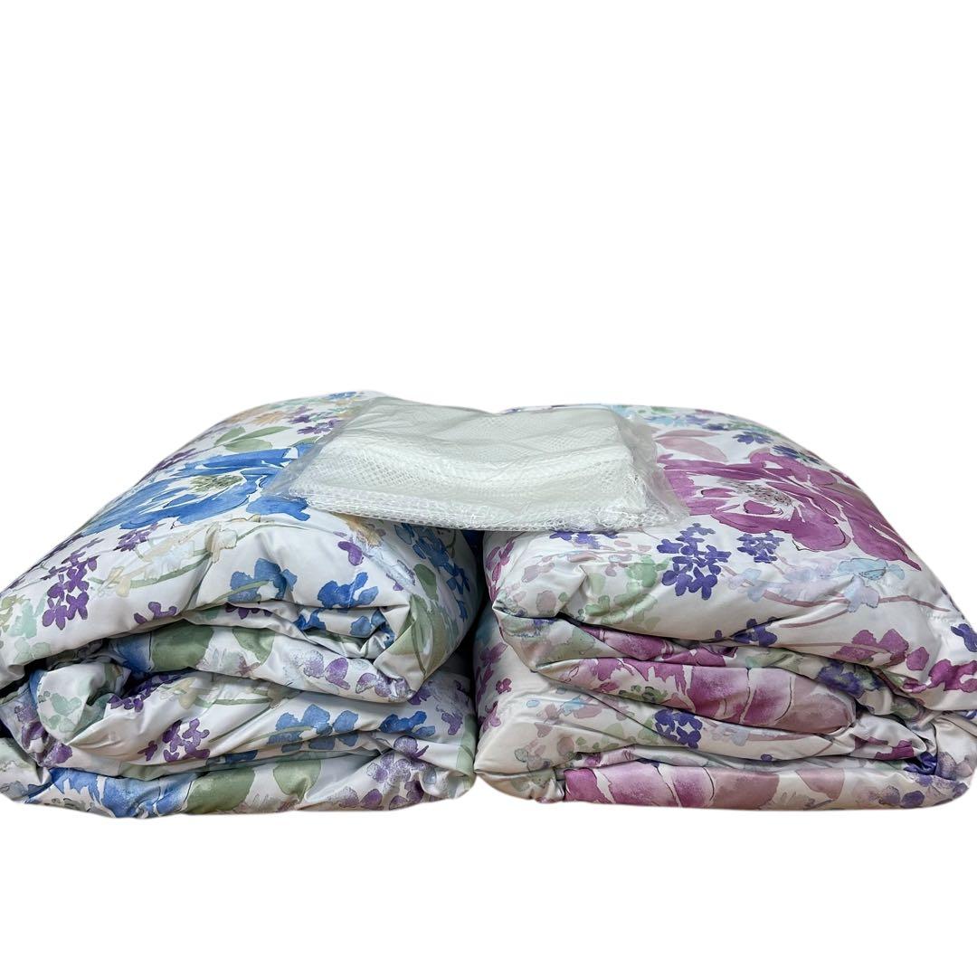 【新品未使用品】⭐︎モリリン　ダウンケット　2枚　ピンク ブルー　JTDF30S