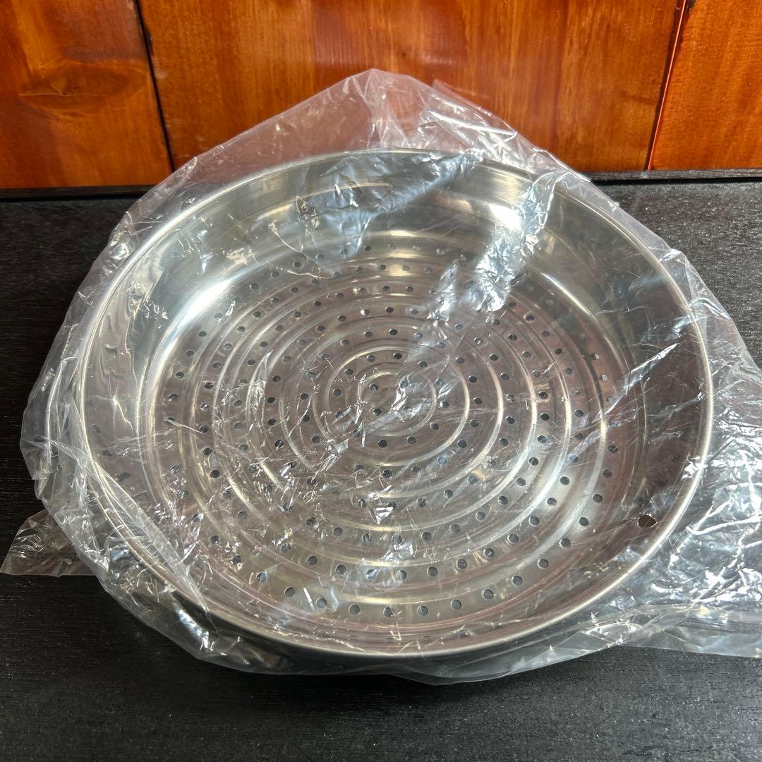 新品 asahiオールライトフライパン26cm スチーマー付 シャンパンピンク