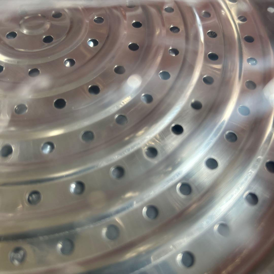 新品 asahiオールライトフライパン26cm スチーマー付 シャンパンピンク