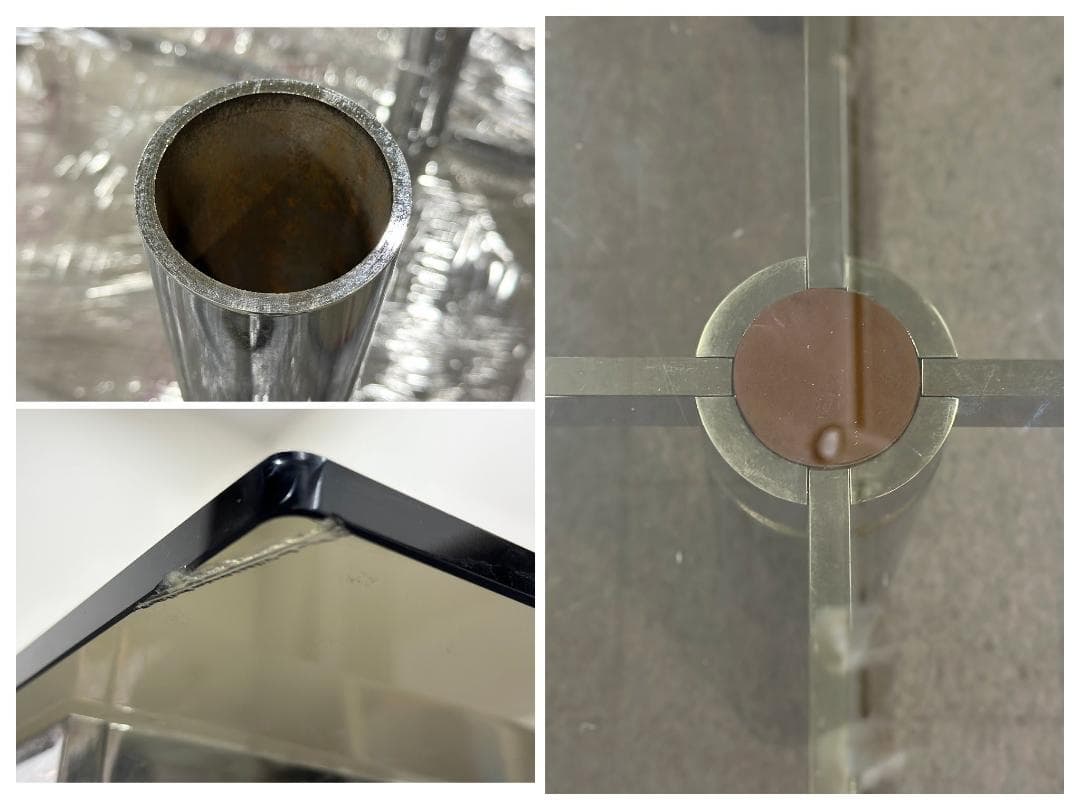 希少70'sヴィンテージ■Knoll■アンドレ・スカルパ　ガラステーブル　モダン