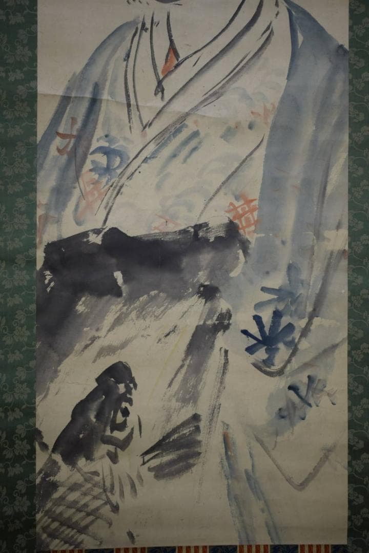 不詳/作者不明/舞妓/美人画/布袋屋掛軸HH-733 - メルカリ