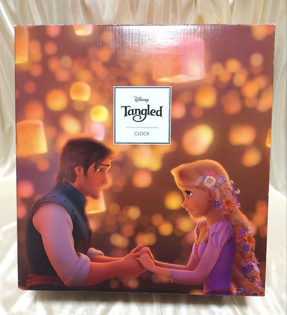 ディズニーストア ラプンツェル フリンライダー パスカル 掛け時計 フィギュア