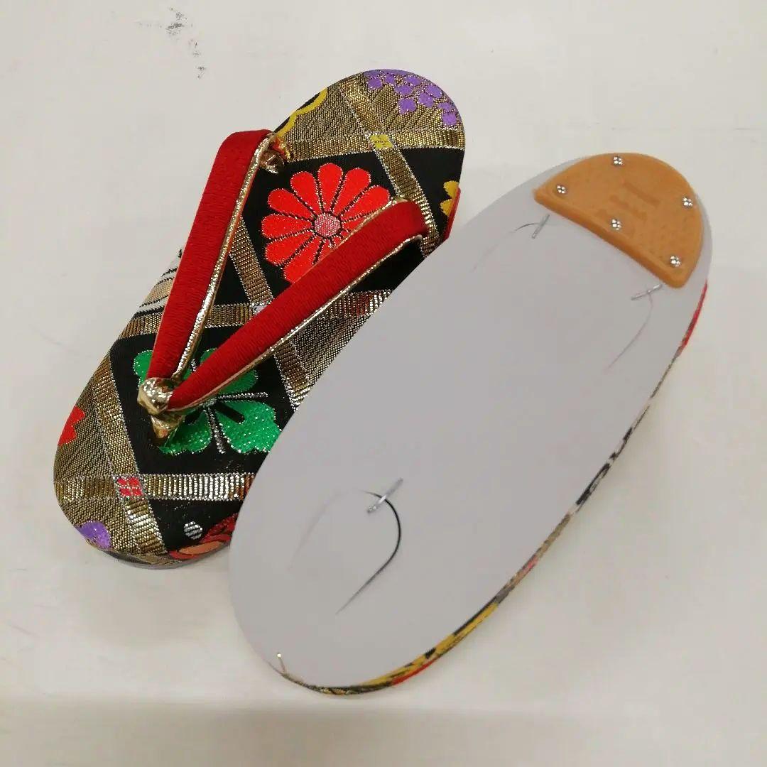 3歳 七五三 はこせこ 結び帯9点セット 女の子 ペアセット　筥迫　黒系