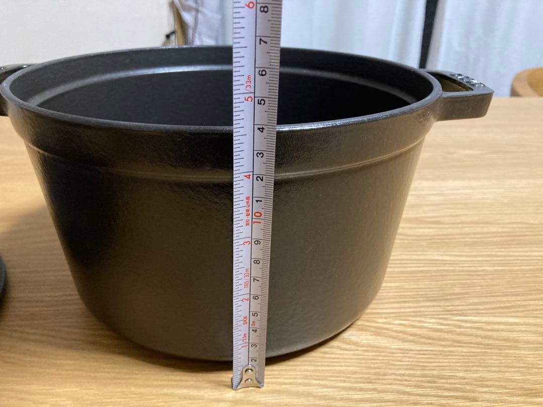 ストウブ 鍋 24cm 黒