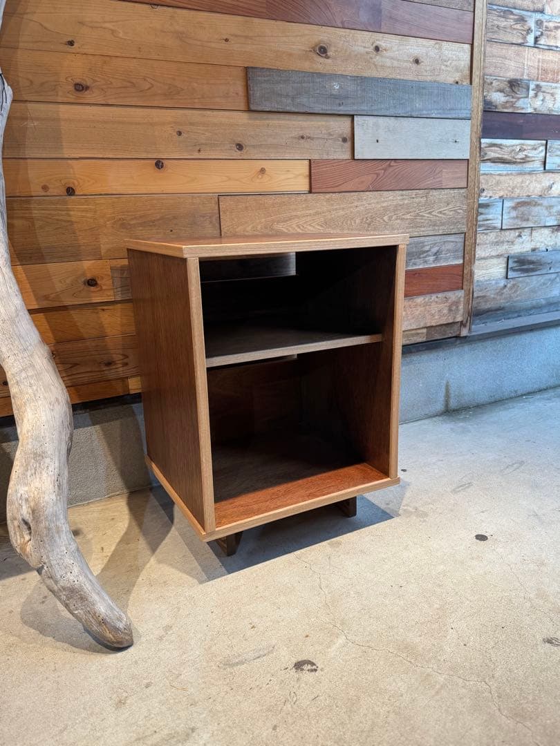 レコードオープンシェルフ レコード、アンプ、レコードプレーヤーなどの収納