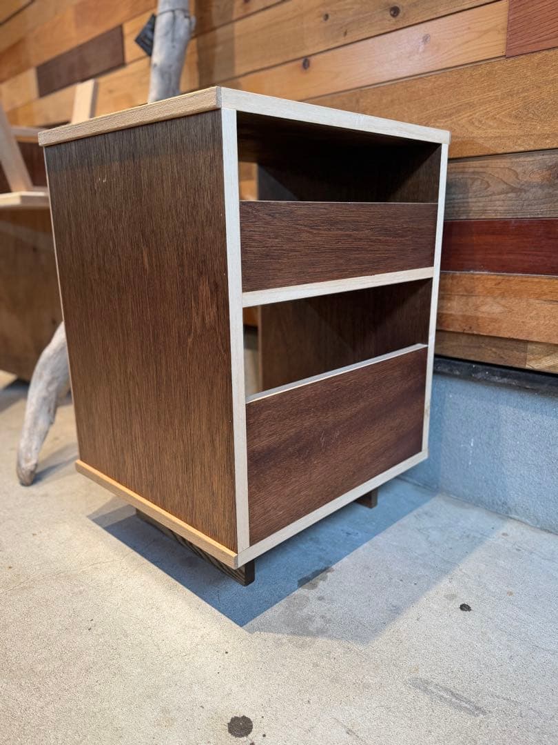 レコードオープンシェルフ レコード、アンプ、レコードプレーヤーなどの収納