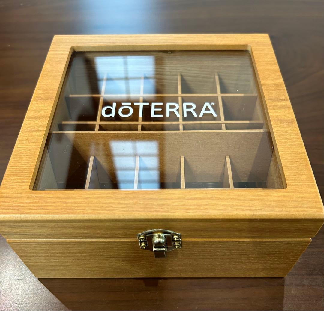 doTERRA ドテラ 木箱 アロマオイル 収納 ウッドボックス - メルカリ