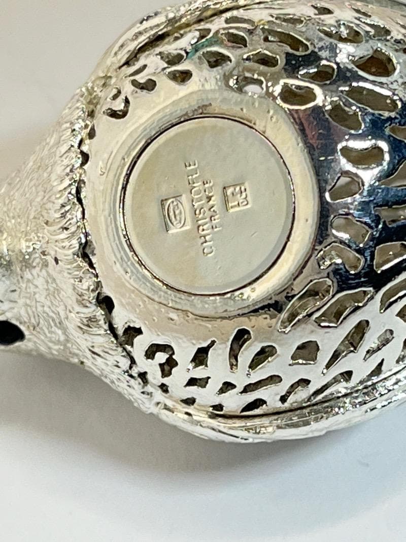 【美品】クリストフル リュミエール コレクション 小鳥 フィギュリン B