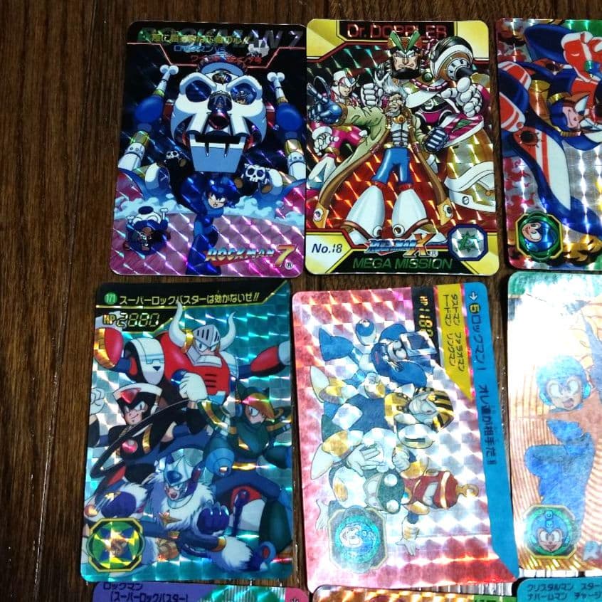 ロックマン　カードダス　カード　まとめ売り　レア　希少　224枚