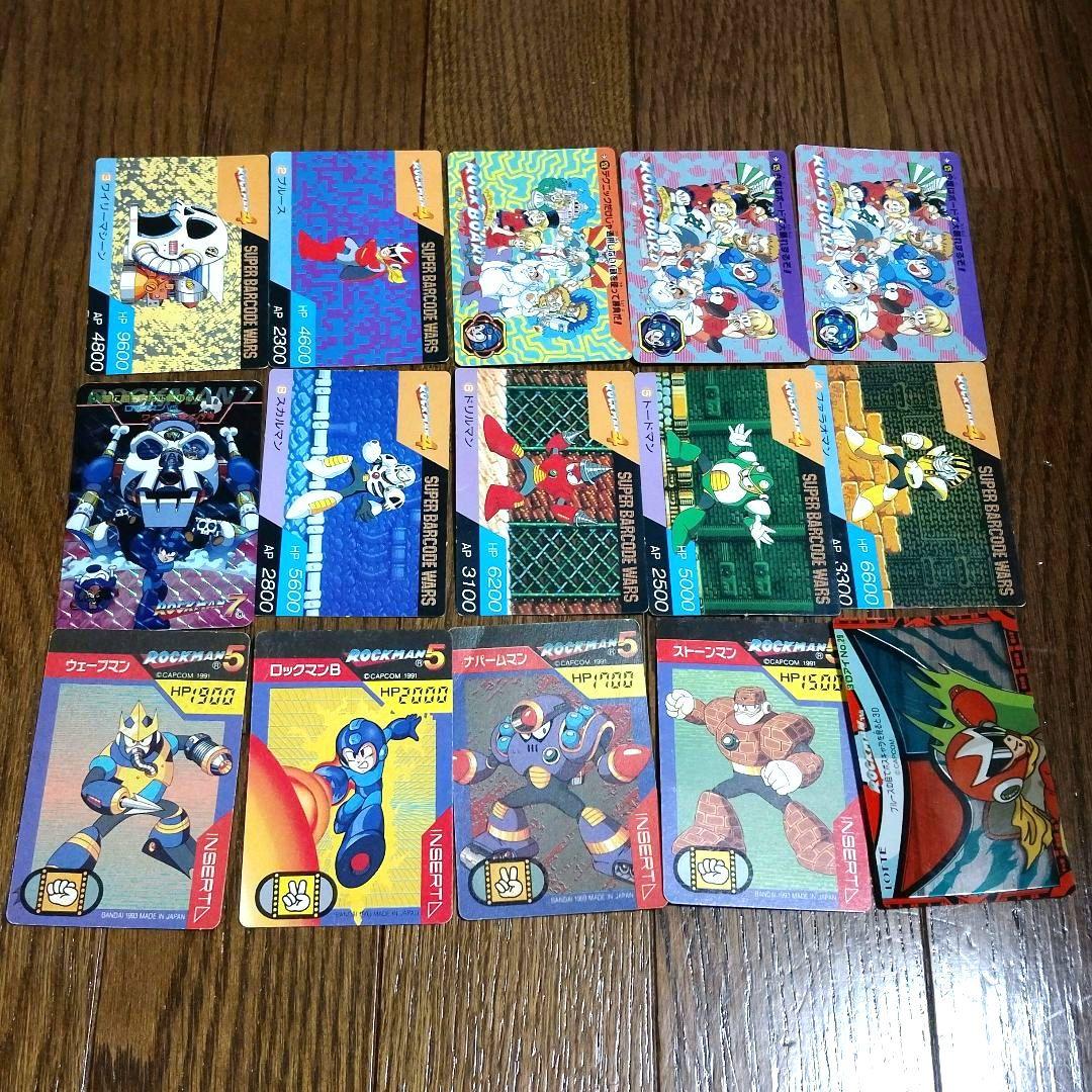 ロックマン　カードダス　カード　まとめ売り　レア　希少　224枚
