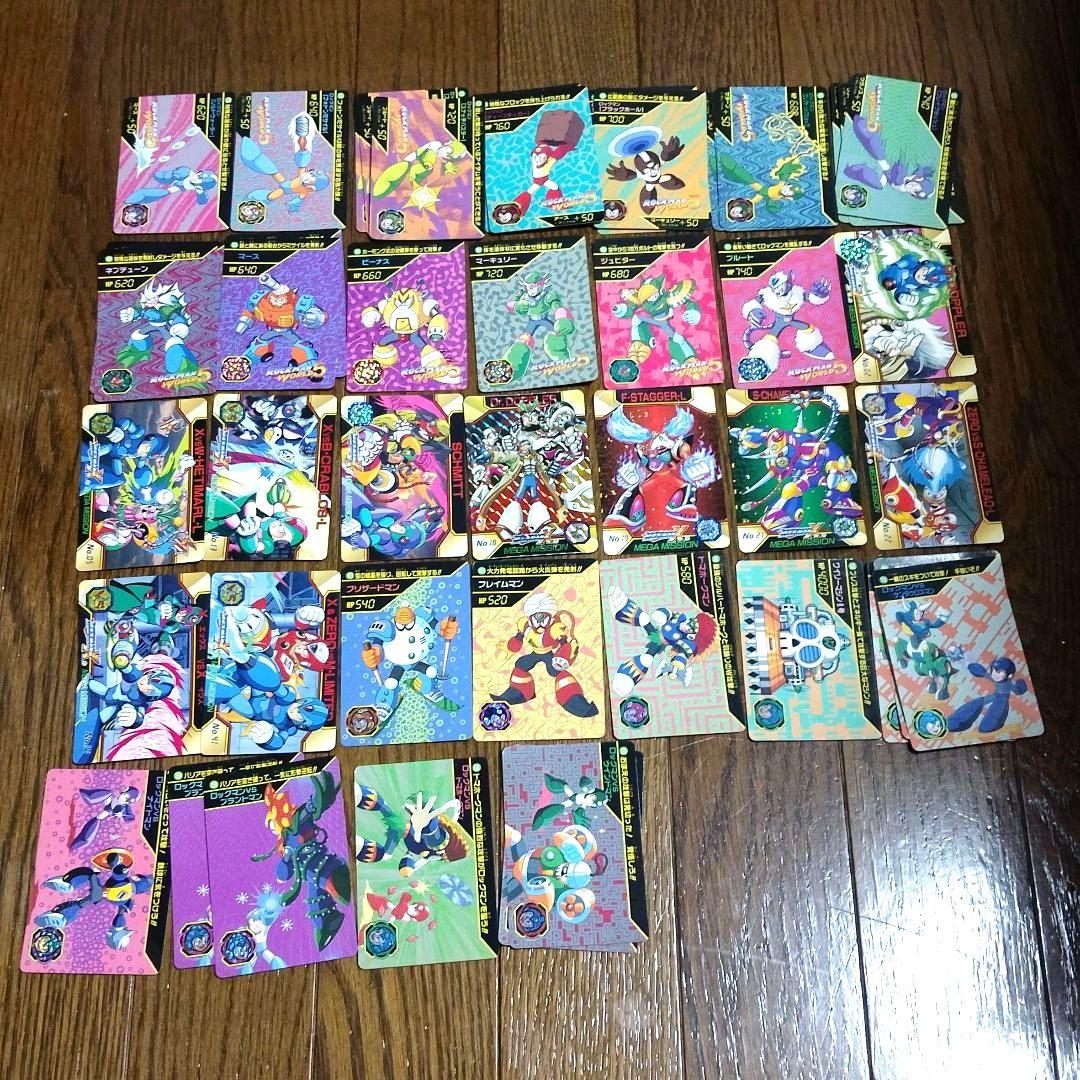 ロックマン　カードダス　カード　まとめ売り　レア　希少　224枚