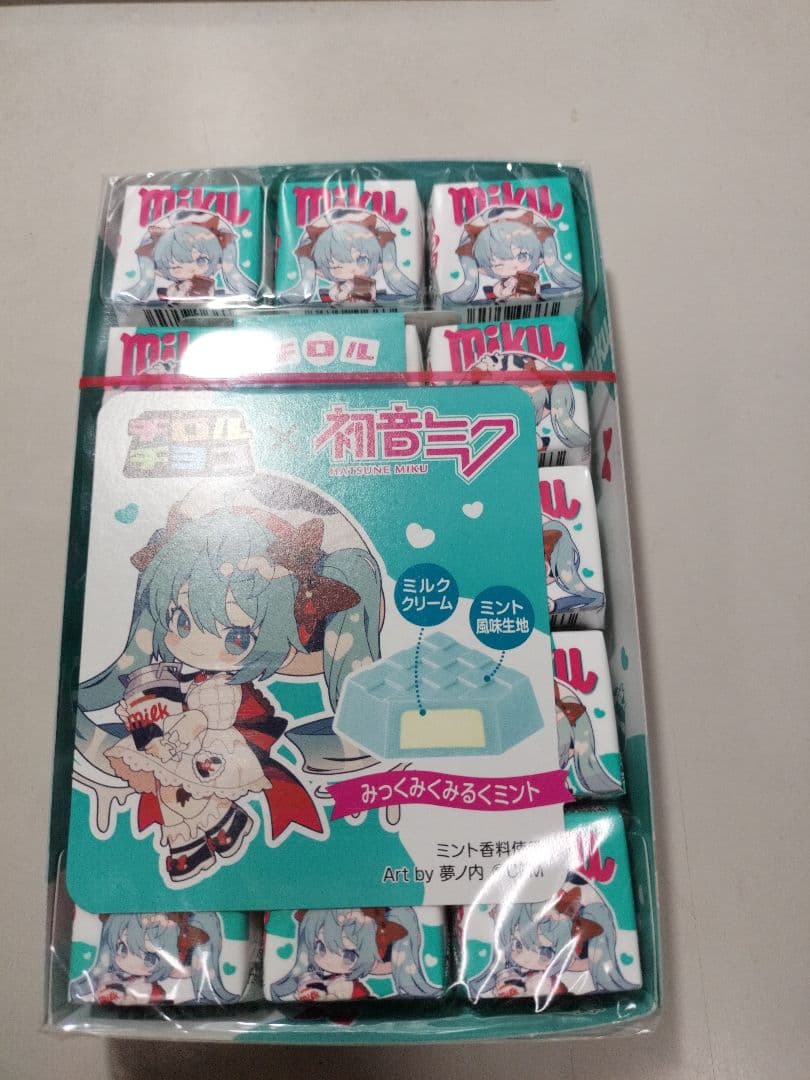 初音ミク チロルチョコ 1箱(30個) 未開封 みっくみくみるくミント