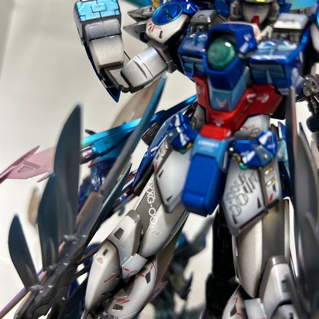 ガンプラ 塗装済み完成品 ウィングガンダムゼロ ew グラデーション塗装