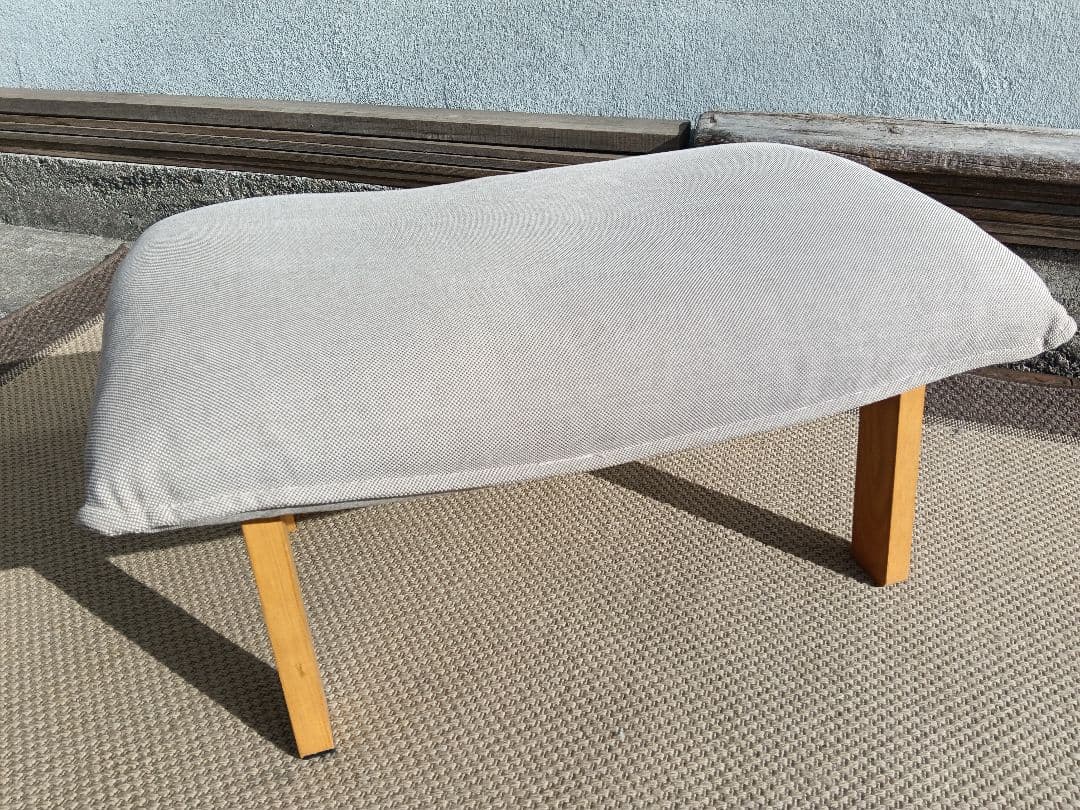 超美品 無印良品 ハイバックリクライニングソファ用「オットマン」①