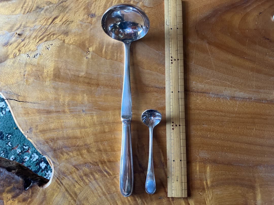 ノリタケ＜カウンティス＞3.8μ銀カラトリー計11＋2本＝計13本