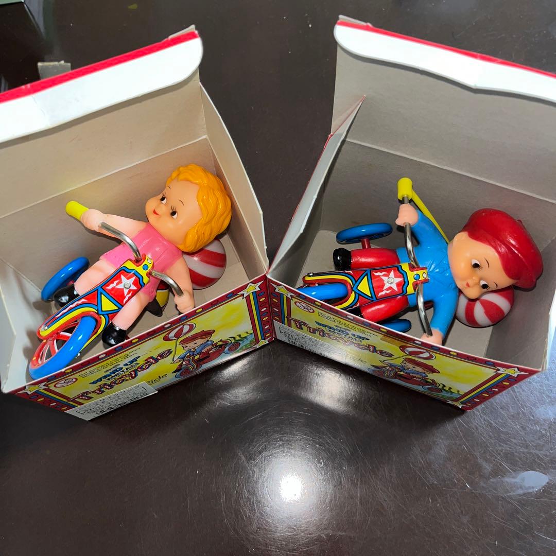 希少】 ブリキ 三輪車 おもちゃ 昭和レトロ アンティーク ゼンマイ