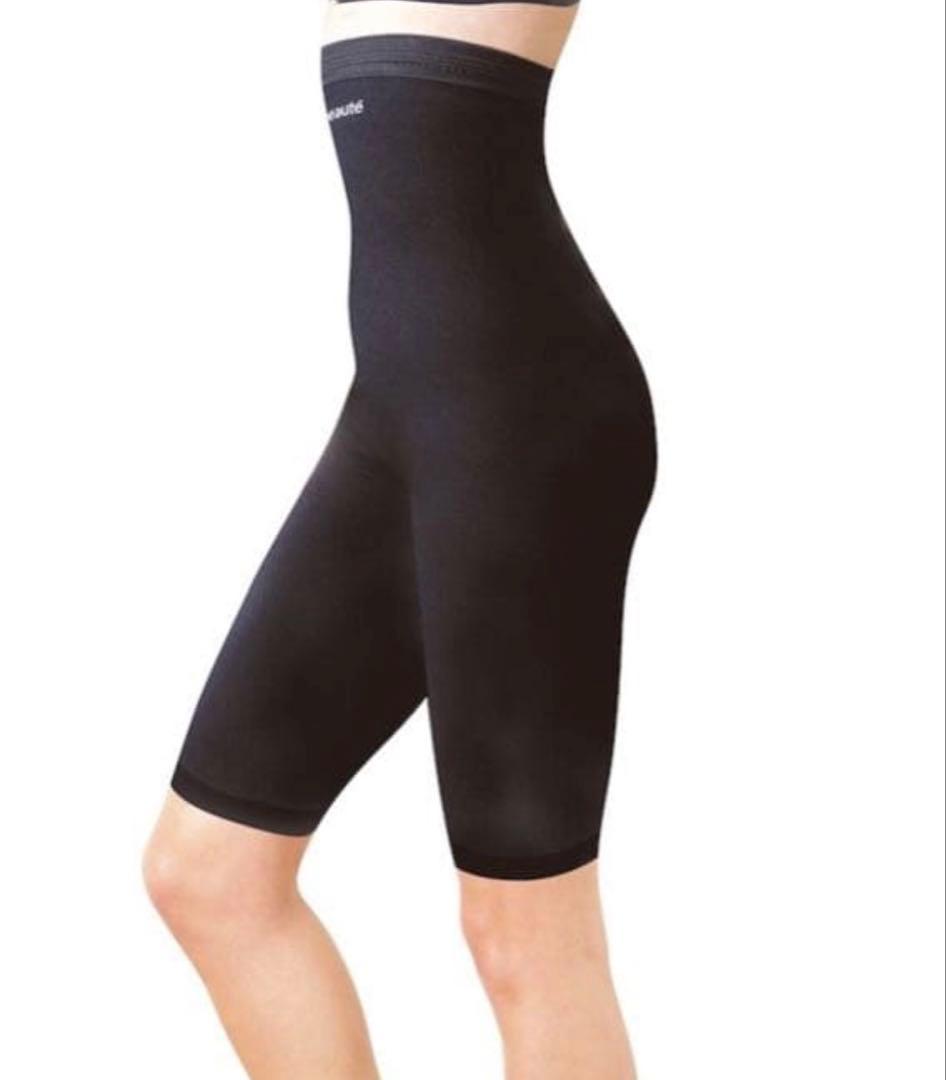 プウアボーテ スパッツサポーター5分丈 Lサイズ（中古品）