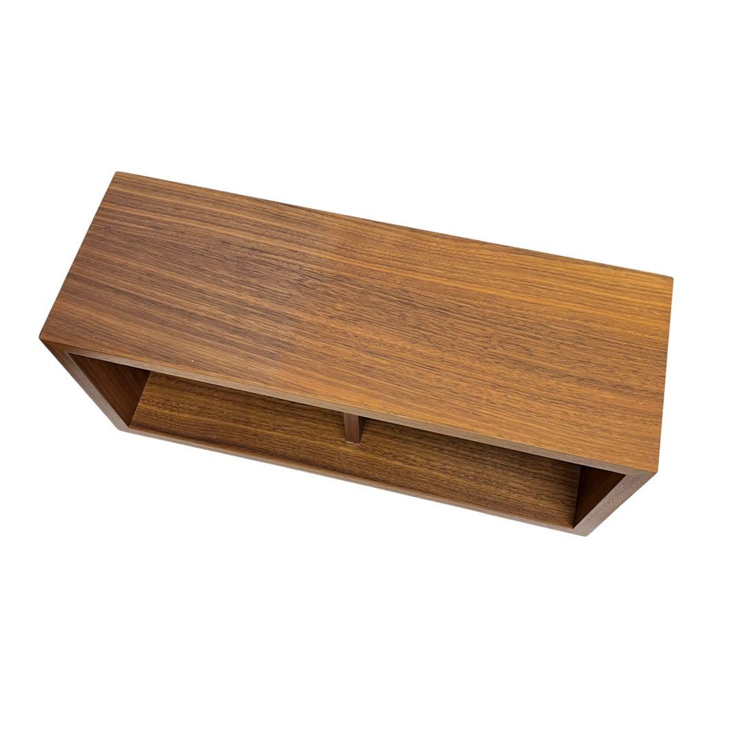 無印良品 壁に付けられる家具箱 3個セット ウォールナット