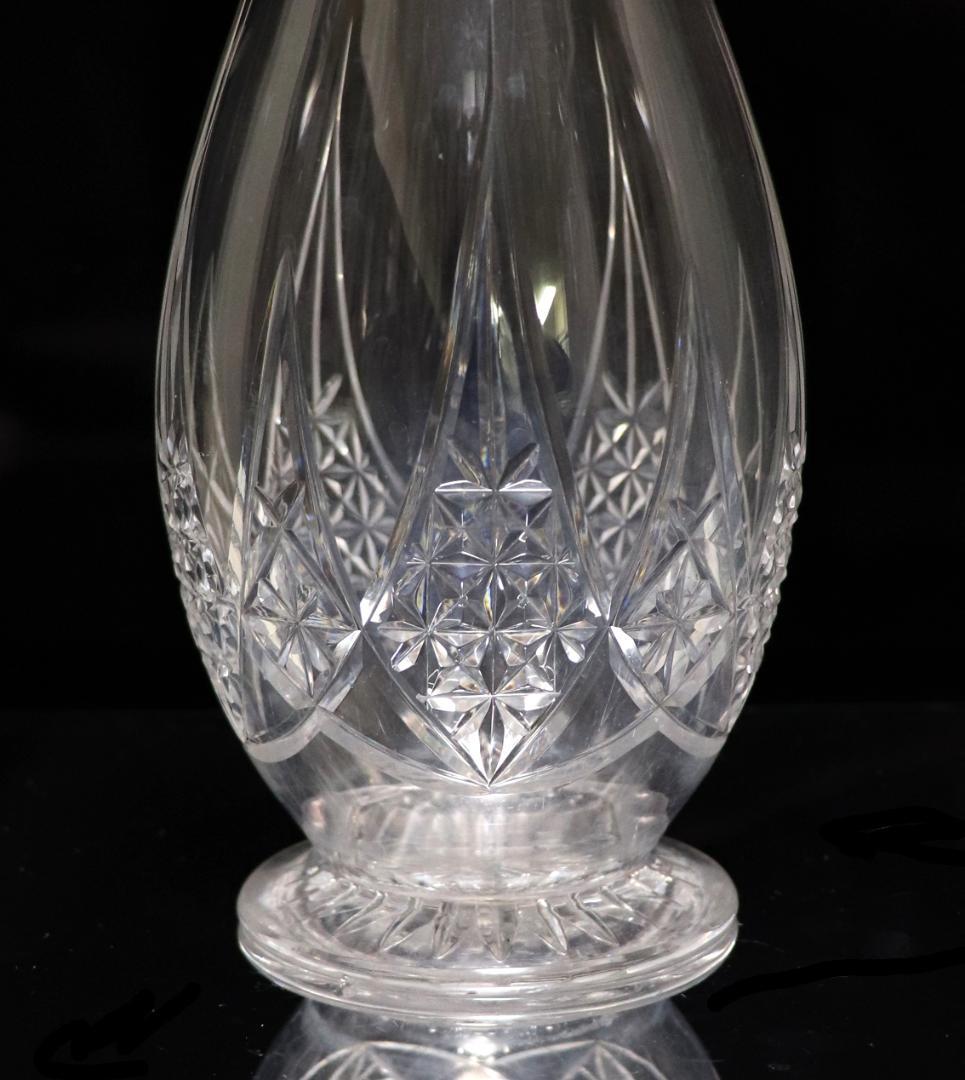 オールド・バカラ 希少廃盤 エプロン 大型デカンタ 40cm 切子