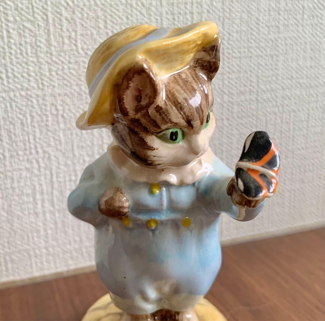 こねこのトムとちょうちょ フィギュリン ピーターラビット 置物