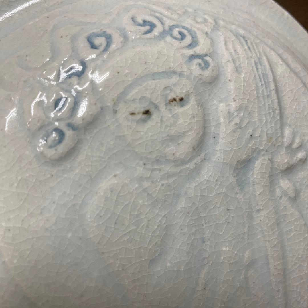 松本郁美　貫入色絵二段重箱（女人神）蓋物