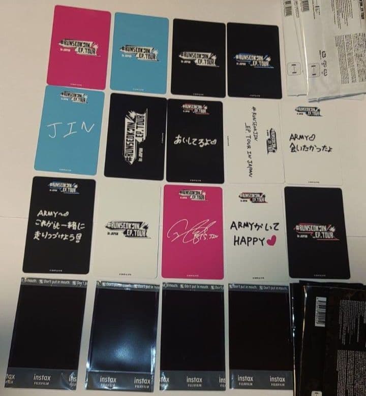RUNSEOKJIN in JAPAN INSTANT PHOTO CARD　全