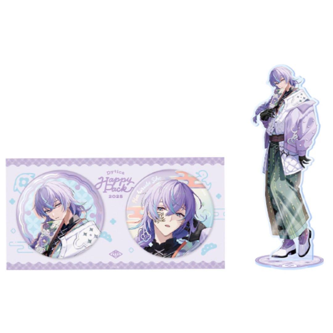 にじさんじ 星導ショウ ハッピーパック2025 アクスタ 缶バッジ - メルカリ