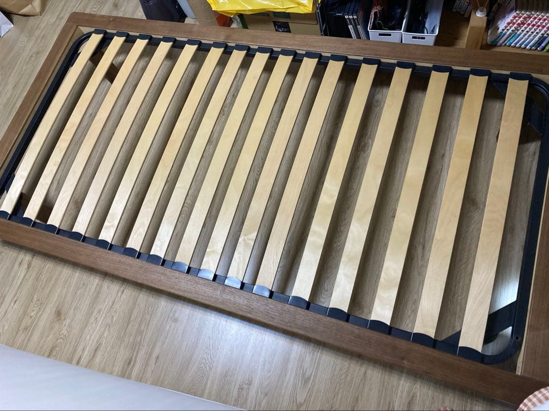 【出品5/31まで】※最終値下げ　無印良品　シングルベッド　ウォールナット