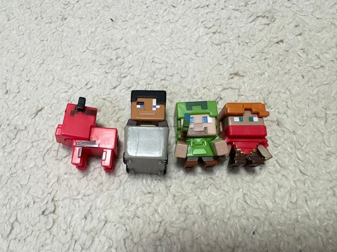 Minecraftマインクラフト マイクラ フィギュア まとめ売り 収納ケース