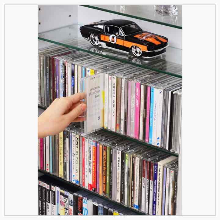 ⭐️コレクションラック　ハイタイプ　浅型　DBR/WH⭐️