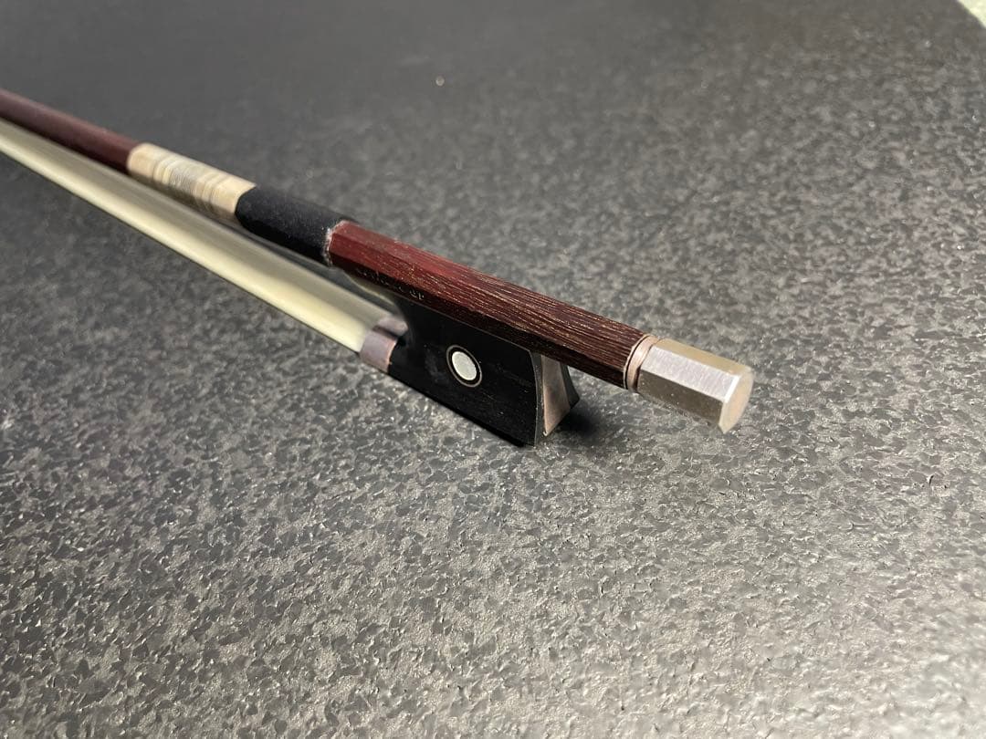 J.P.Bernard ヴァイオリン　弓　銀黒檀