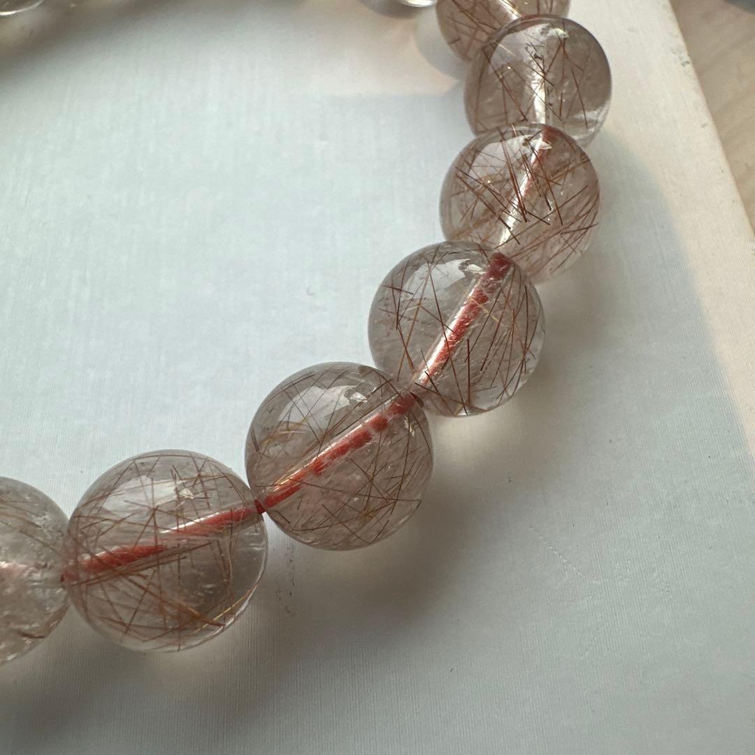 ブラウンルチル ルチルクォーツ 天然石 パワーストーン - メルカリ