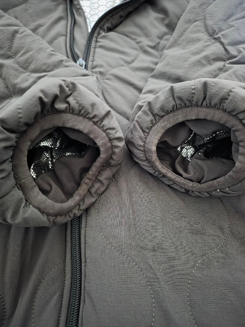 着る寝袋モモンガ4 チャコール　ルームソックス付き