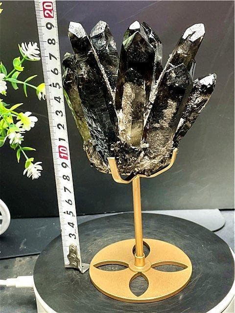 ★超綺麗高透明度水晶クラスターB87C6/163C18A