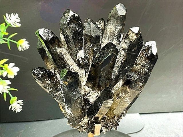 ★超綺麗高透明度水晶クラスターB87C6/163C18A