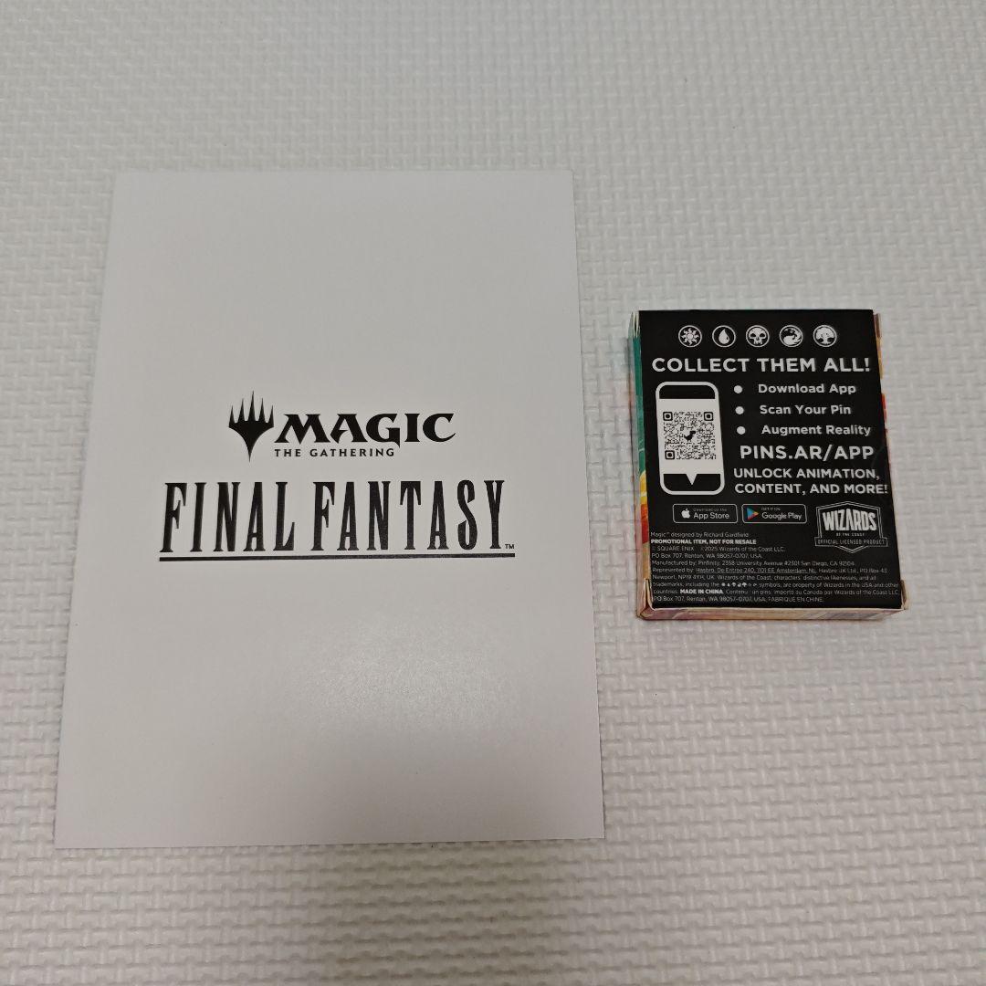 FINAL FANTASY MTGコラボ チョコボレース　ピンバッジ&ポスター
