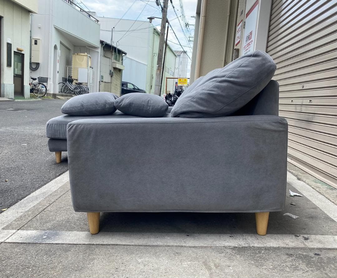 A573♠️blocco LEON 3人掛けカウチソファ 3Pソファ 高級ソファ