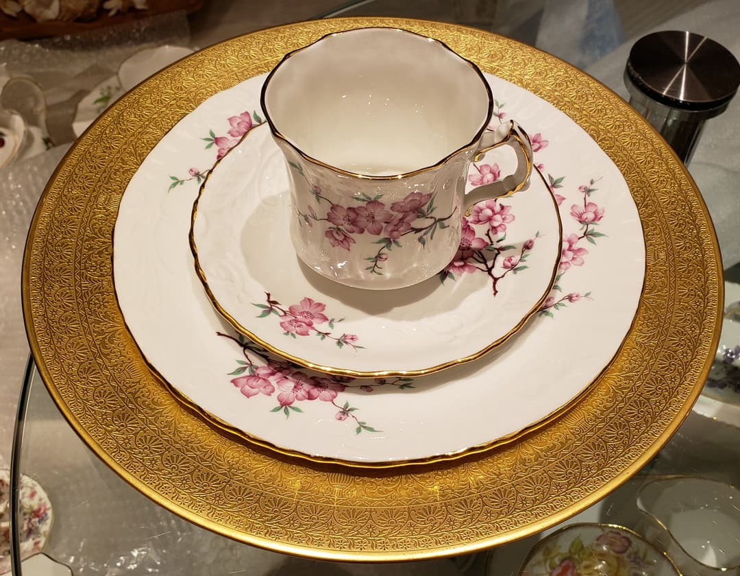 ロイヤル ババリア フッチェンロイター ゼルプ 金彩 ディナープレート