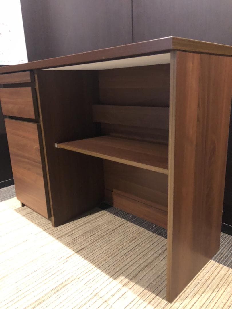 【福岡市限定】【展示品・未使用品】キッチンカウンター ゴミ箱収納付きキッチン収納