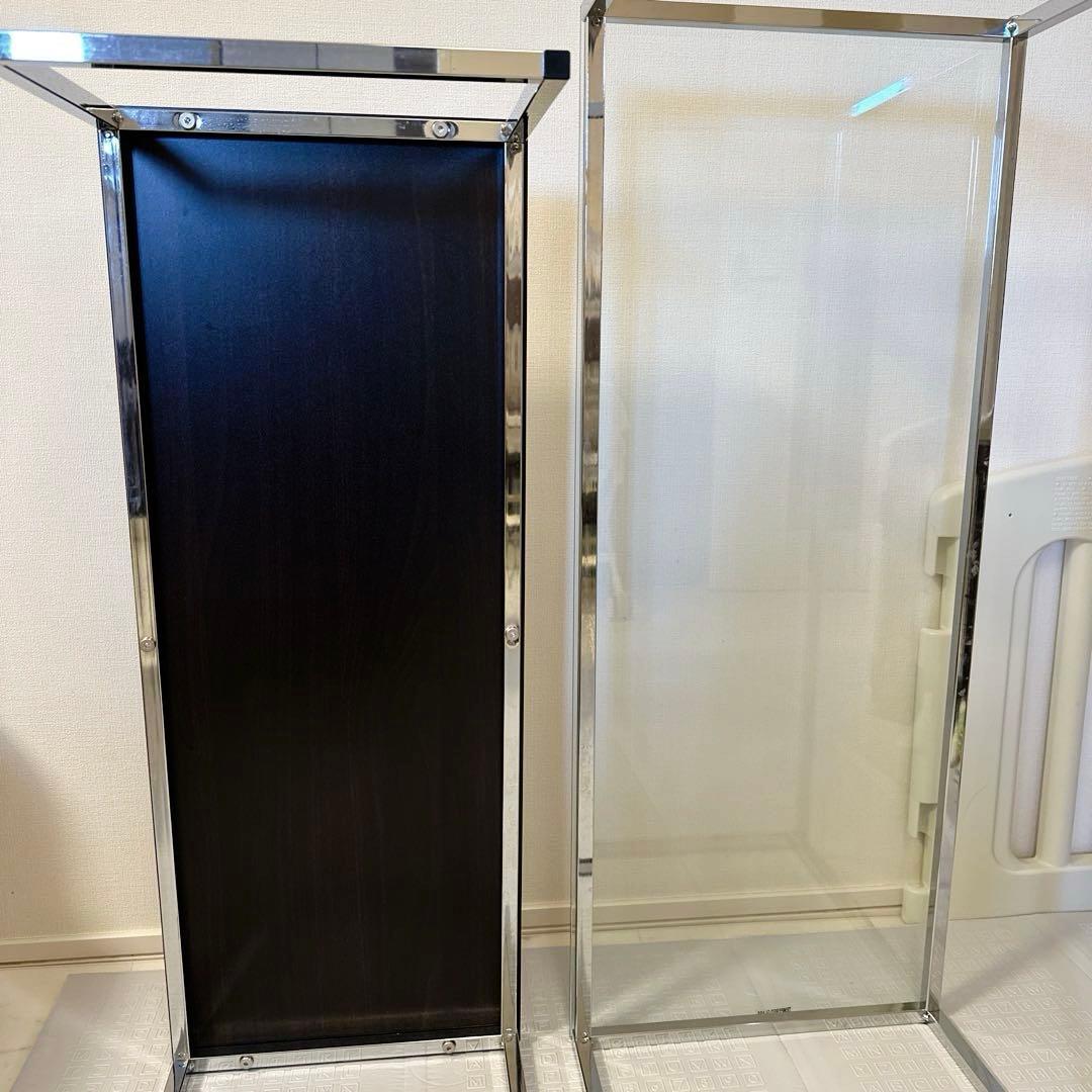 ガラステーブル ローテーブル 角型 2点セット