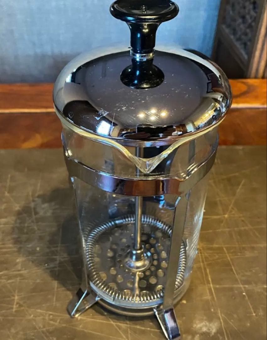 アンティーク カジャール朝 銅彫金装飾39cmプレート・鑑賞スタンド付4