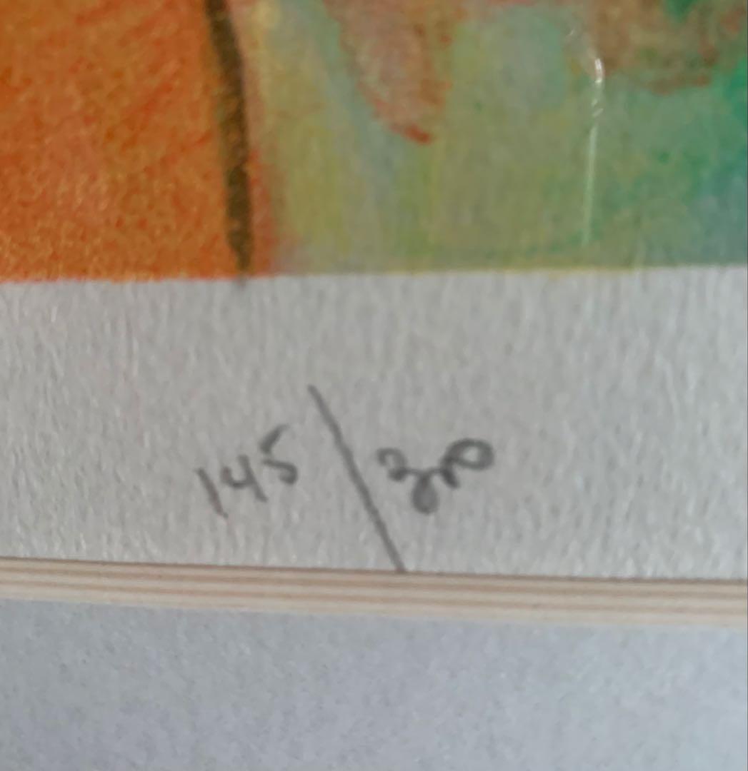 希少 大判リトグラフ ジル・ゴリチ『アトリエの風景』 - メルカリ