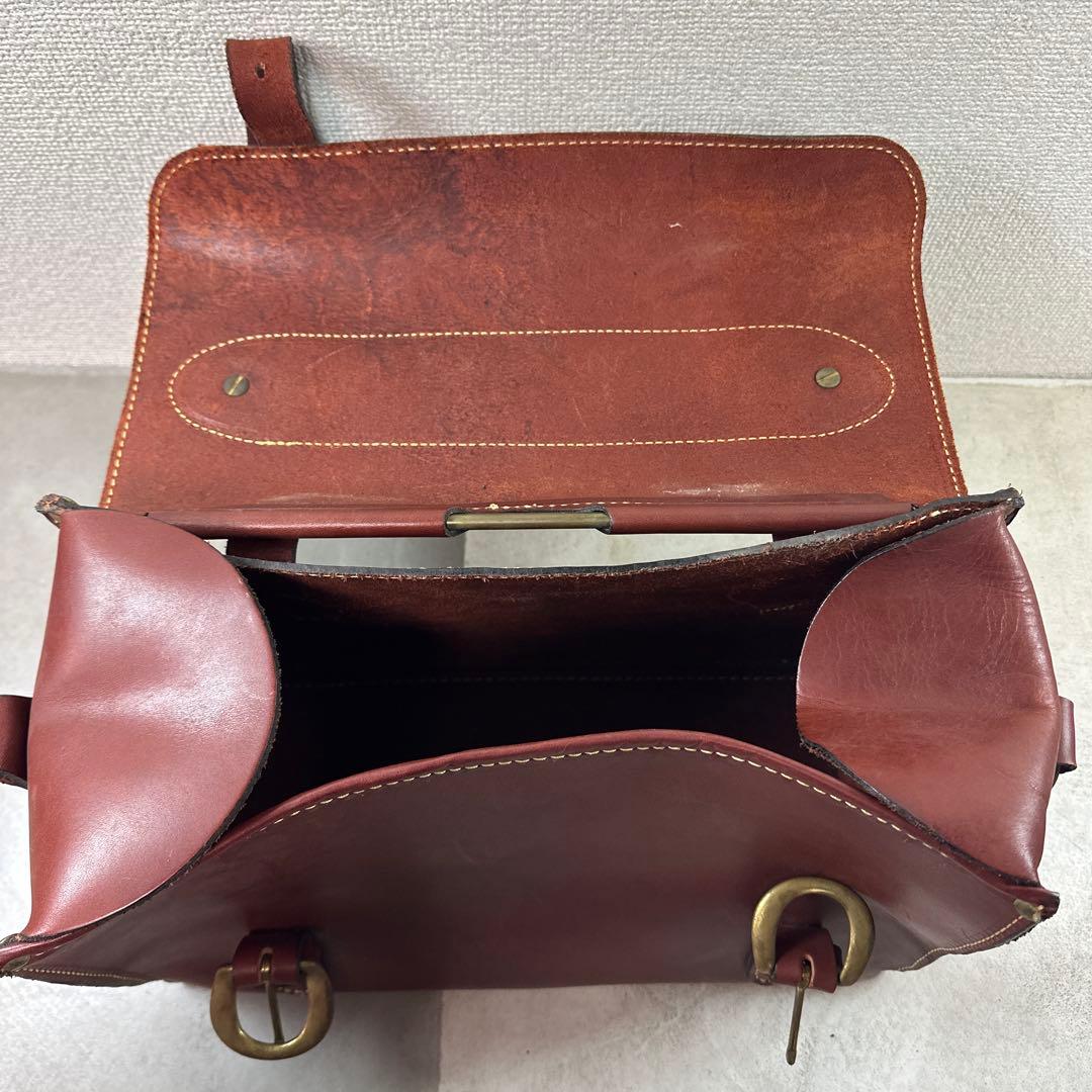 HOLLAND SPORT USA 牛革 アメリカ製 ショルダーバッグ レザー