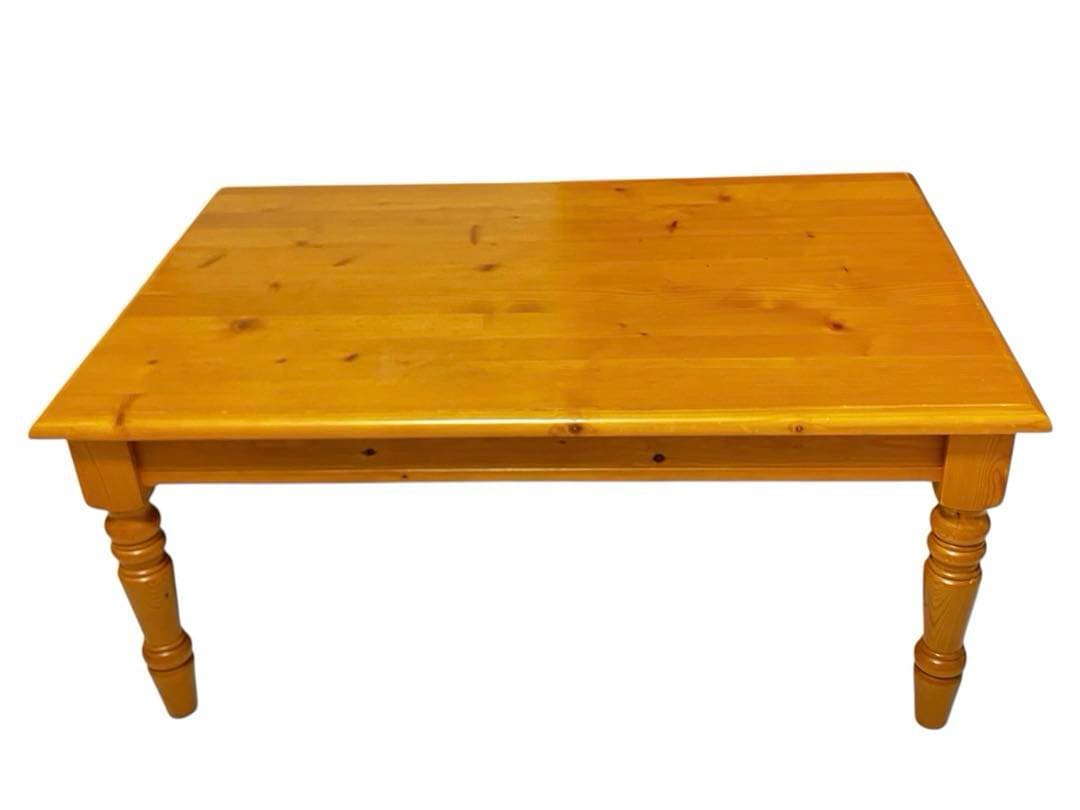 【希少・レア】アンティーク風ローテーブル天然木ベルメゾン　パイン材　千趣会