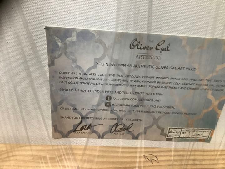 値下げ　新品　大型　オリバーガル　　　CHANEL No.5