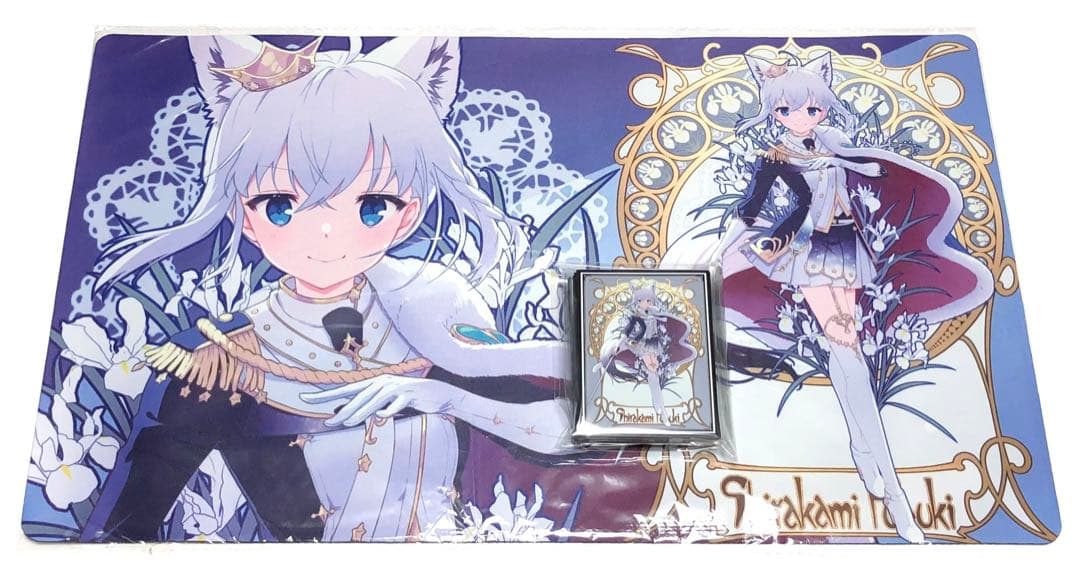 ホロライブ 白上フブキ ミュシャ スリーブ プレイマット セット p_o