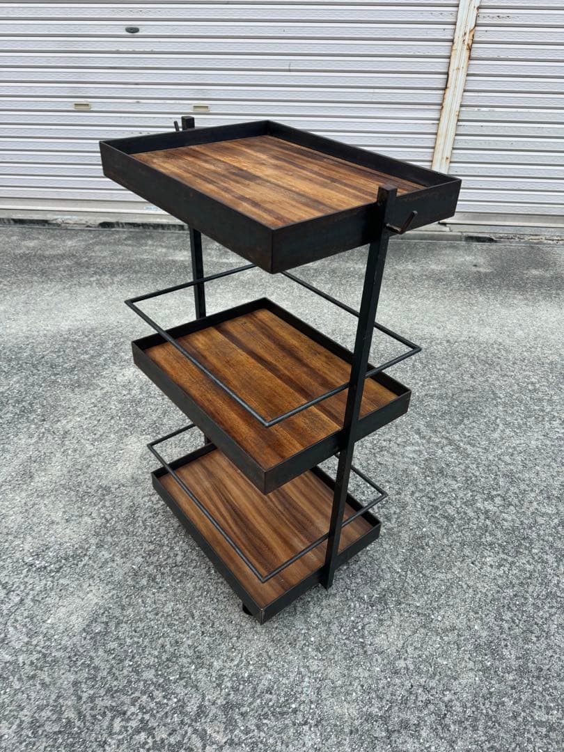 ワゴン 美容室 インダストリアル 男前 キャスター付き