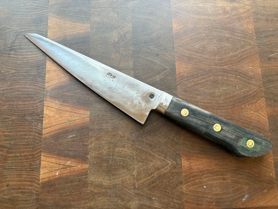 正本　最上　骨スキ　180mm 包丁　捌き　解体　和包丁　本職　炭素鋼